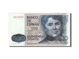 Billet, Espagne, 500 Pesetas, 1979, 1979-10-23, NEUF - [ 4] 1975-… : Juan Carlos I