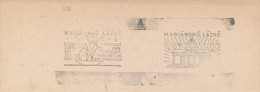 J0791 - Czechoslovakia (1948-75) Control Imprint Stamp Machine (RR!): Spa Marianske Lazne, Obesity, Gout, Hypertension.. - Termalismo