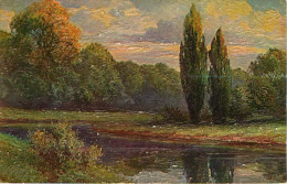 Arts - Peintures & Tableaux - Paysage - Arbres - A.S.-M.& S. N° 626 - 2 Scans - état - Peintures & Tableaux