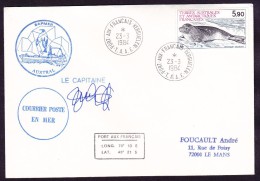 Lettre Terres Australes Et Antarctiques Françaises - Sonstige & Ohne Zuordnung