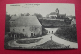 Cp Forges Lez Chimay Le Vieux Moulin Et L'eglise - Chimay