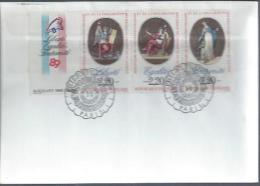 FRANCE FDC 14/7/89 : Liberté, égalité, Fraternité - Franse Revolutie