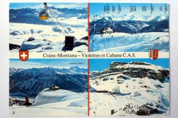 Crans Montana   Schweiz, AK 1983 Gelaufen - Crans-Montana