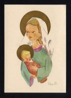 Ilustrador Desconocido. Ed. N. Nº PD-18. Dep. Legal Bi. 650-1958. Nueva. - Virgen Maria Y Las Madonnas