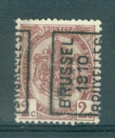 BELGIE - Preo Nr 1519 A  - "BRUSSEL 1910 BRUXELLES" (ref. 3542) - ROLLER PRECANCELS - Handrol Préos à Roulette - Roller Precancels 1910-19