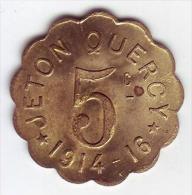 Monnaie De Nécessité - 34 - Montpellier - Jeton Quercy - - Monetary / Of Necessity