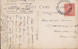 South Africa PPC Cape Town Buildings GREAT BRITAIN Stamp W. ALFRED DOCKS Cape Town 1920 Cancel (2 Scans) - Cartas