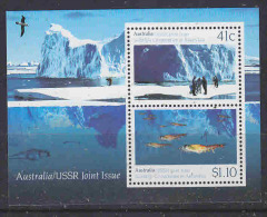 Australia 1990 Antarctica / Joint Issue With USSR M/s ** Mnh (21425) - Unused Stamps