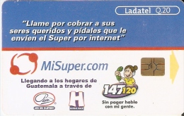 TARJETA DE GUATEMALA DE MISUPER.COM (LADATEL) - Guatemala