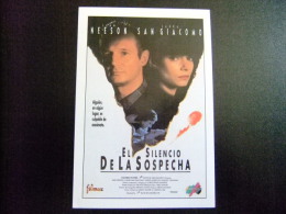 PROGAMA DE CINE - Título: EL SILENCIO DE LA SOSPECHA - UNDER SUSPICION  - Año 1991 - Director: SIMON MOORE - Cinema Advertisement