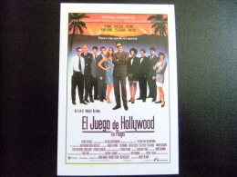 PROGAMA DE CINE - Título : EL JUEGO DE HOLLYWOOD - THE PLAYER - Año 1992 - Director: ROBERT ALTMAN - Cinema Advertisement