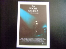 PROGAMA DE CINE - Título : LA NOCHE OSCURA - - Año 1988 - Director: CARLOS SAURA - Cinema Advertisement