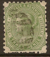 SOUTH AUSTRALIA 1883 3d QV SG 183 U #MN127 - Usados