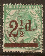 SOUTH AUSTRALIA 1891 2 1/2d On 4d SG 233 U #MN162 - Usados