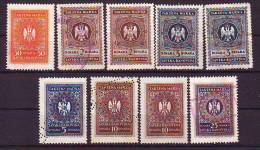 Yugoslavia Revenue Stamps  1937 Y "Savska Banovina" - Otros & Sin Clasificación