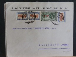 48/417   LETTRE GREECE    1932 - Storia Postale