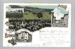 AK SG Berneck 1902-08-13 Litho Zoller-Rohner - Berneck