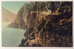 Lago Di Garda Strada Del Ponale Viaggiata F.p. In Buono Stato - Brescia