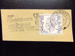 FLAMMES - FLAGSTEMPEL - ELSTRÖM - 50ª HANDELSBEURS VAN BRUSSEL  - ANTWERPEN - Targhette