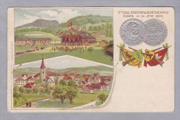 AK SG FLAWIL 1899-06-19 St. Kantonalschützenfest Litho Geser&Co - Flawil