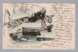AK SG RORSCHACH 1904-12-31 5 Bild Fotokarte Jos. Grau - Rorschach