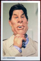 SPORT Football - Carte CANAL+ " Les Guignols De L´info " - Luis Fernandez - 1998 - Marionnette Caricature - Sportler