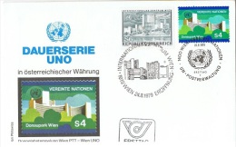 ONU-L4 - NATIONS-UNIES FDC Bureau De Vienne 1979 Parc Du Danube - FDC