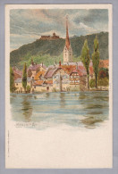 AK SH STEIN AM RHEIN Ungebraucht Litho A.H. John's - Stein Am Rhein