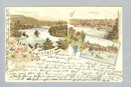 AK SH Rheinfall 1899-07-10 Litho Rosenblatt - Altri & Non Classificati