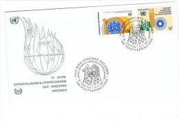 ONU-L13 - NATIONS-UNIES Bureau De Vienne N° 21/22 Sur FDC 1981 - FDC