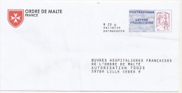 PAP POSTREPONSE ORDRE DE MALTE  LOT  14P281 - Prêts-à-poster: Réponse /Ciappa-Kavena