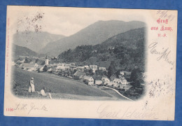 CPA De 1899 - Gruss Aus LUNZ - C. Ledermann Jr. Deposiert - Lunz Am See