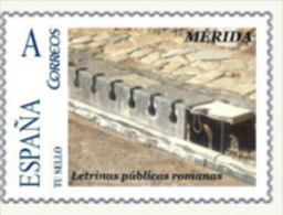 Spain 2011– España “Tu Sello”. Sello Personalizado De Letrinas Romanas De Mérida - Archéologie