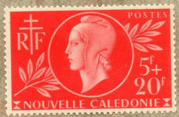 Nelle CALEDONIE   : Entraide Française : Profil De Femme Au Bonnet Phrygien, Croix De Lorraine, RF - - Unused Stamps