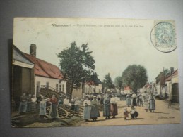 Rue D´Amiens , Vue Prise Du Côté De La Rue D'en-bas - Vignacourt