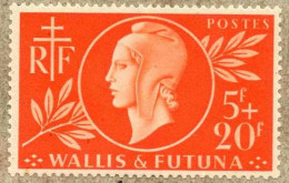WALLIS Et FUTUNA  : Entraide Française : Profil De Femme Au Bonnet Phrygien, Croix De Lorraine, RF - - Unused Stamps