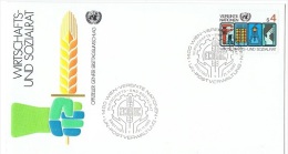 ONU-L29 - NATIONS UNIES Bureau De Vienne N° 14 Sur FDC Wirtschaft Und Sozialrat 1980 - FDC