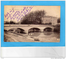 SORGUES- Pont Sur L'ouvèze -beau Plan Années 20-30 A Voyagé Sous Enveloppe - Sorgues