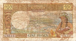 BILLETE DE OUTRE MER DE PAPEETE DE 100 FRANCS  (BANKNOTE) - Papeete (Polinesia Francesa 1914-1985)