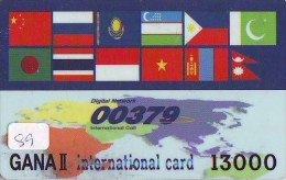 Télécarte * PREPAID  * CHINA  (89) Telefonkarte Phonecard * - Chine