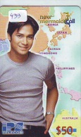 Télécarte PHILIPPINES * FILIPPIINES * EPACE (433) GLOBE * SATELLITE * MAPPEMONDE * TK Phonecard * - Filippine