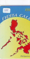 Télécarte PHILIPPINES * FILIPPIINES * EPACE (435) GLOBE * SATELLITE * MAPPEMONDE * TK Phonecard * - Filipinas