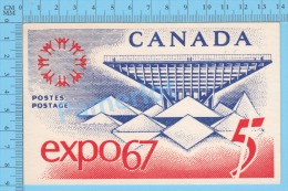Expo67 Expo 67 ( FDC, Reproduction Du Timbre Souvenir Et Le Timbre Souvenir Cover Expo 67  Montreal  )  P. Quebec 2 SCAN - 1967 – Montréal (Canada)