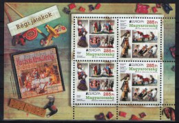 Europa CEPT 2015 HUNGARY Old Toys - Fine S/S MNH - Unused Stamps