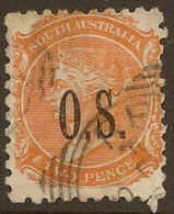 SOUTH AUSTRALIA 1891 2d OS QV SG O55 U* #MN266 - Gebraucht