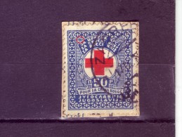 RED CROSS-50 P-ERROR-BROKEN LINES-YUGOSLAVIA-1933 - Liefdadigheid