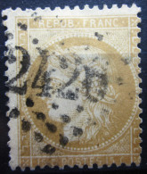 FRANCE                N° 59            OBLITERE - 1871-1875 Ceres