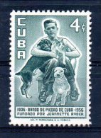 Cuba ; 1956 ;   ; N° Y: 458- ,  N. S.g.. ; Fondation Jeannette  Ryder Cote Y : 2.50 E. - Unused Stamps