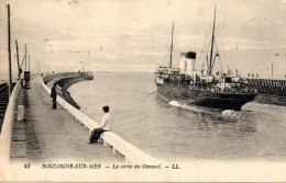 62 - Boulogne-sur-Mer - La Sortie Du Onward. - Ref LL 43 - Steamers
