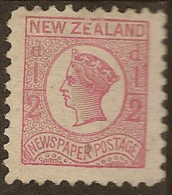 NZ 1873 1/2d QV Newspaper SG 143 HM #MO71 - Nuovi